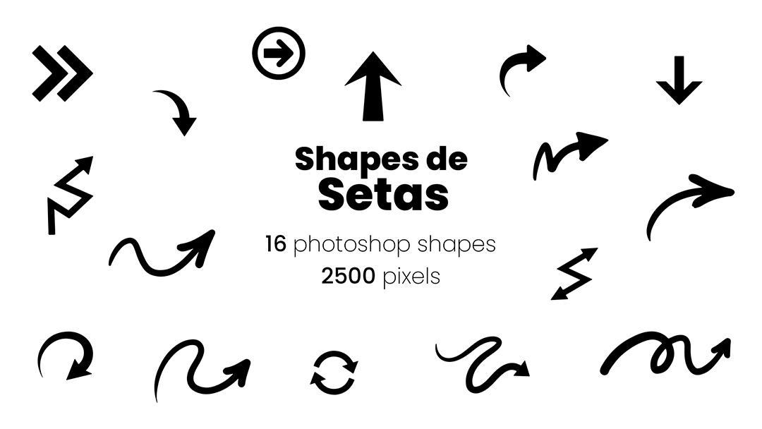 Setas Shapes CSH