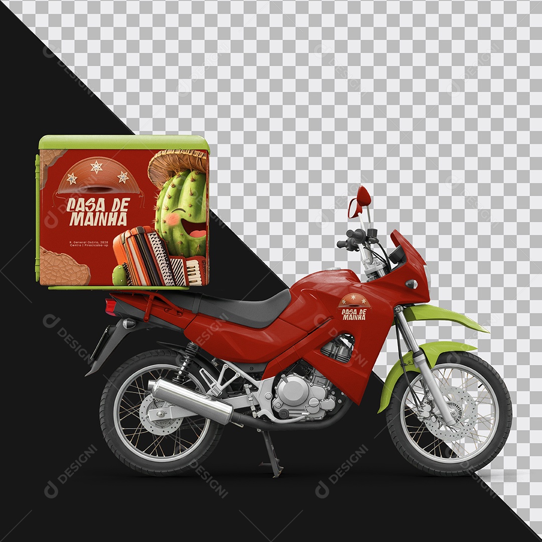 Mockup Motoboy Delivery PSD Editável