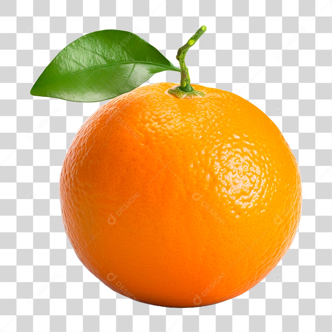 Tangerina Madura PNG Transparente