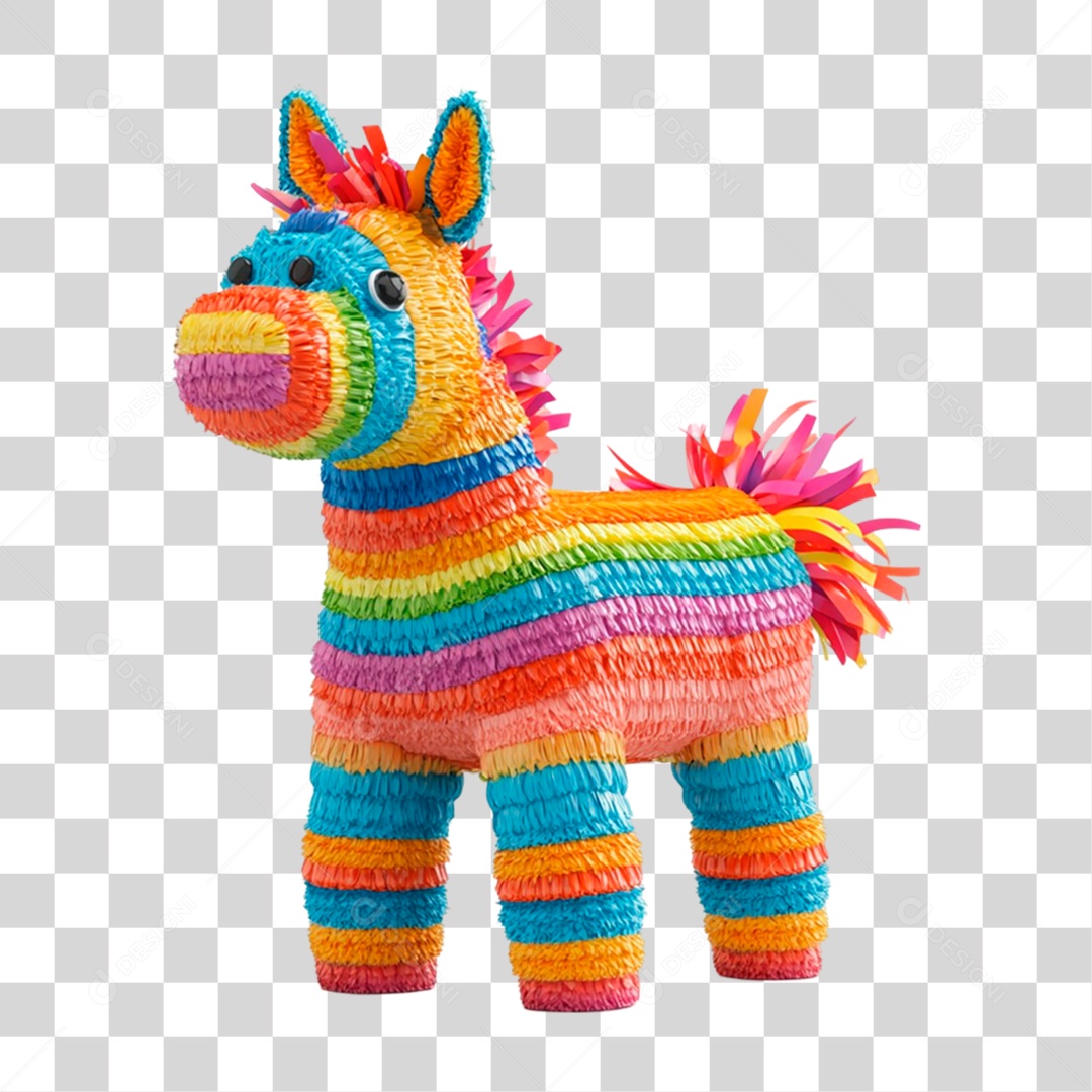 Piñata de Burro PNG Transparente