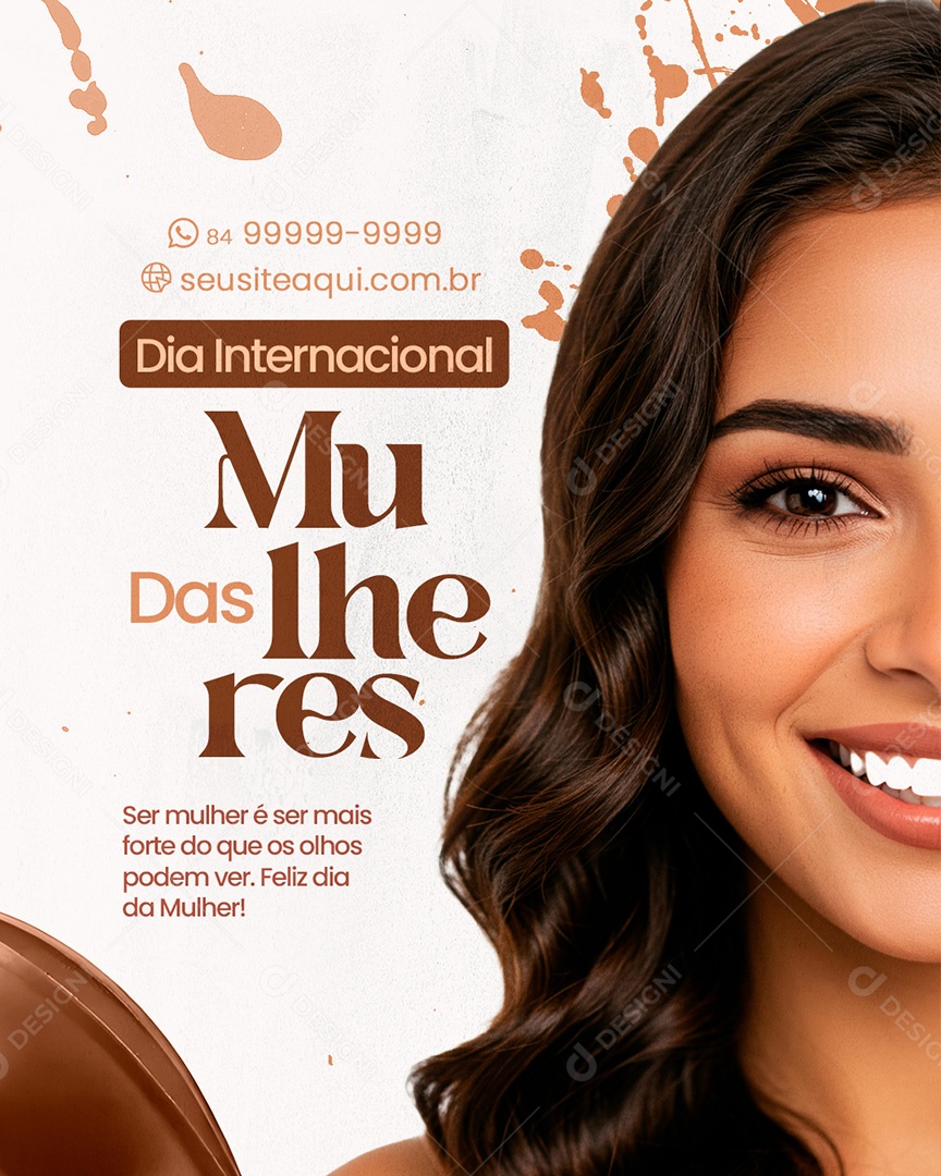 Dia Internacional Das Mulheres Social Media PSD Editável