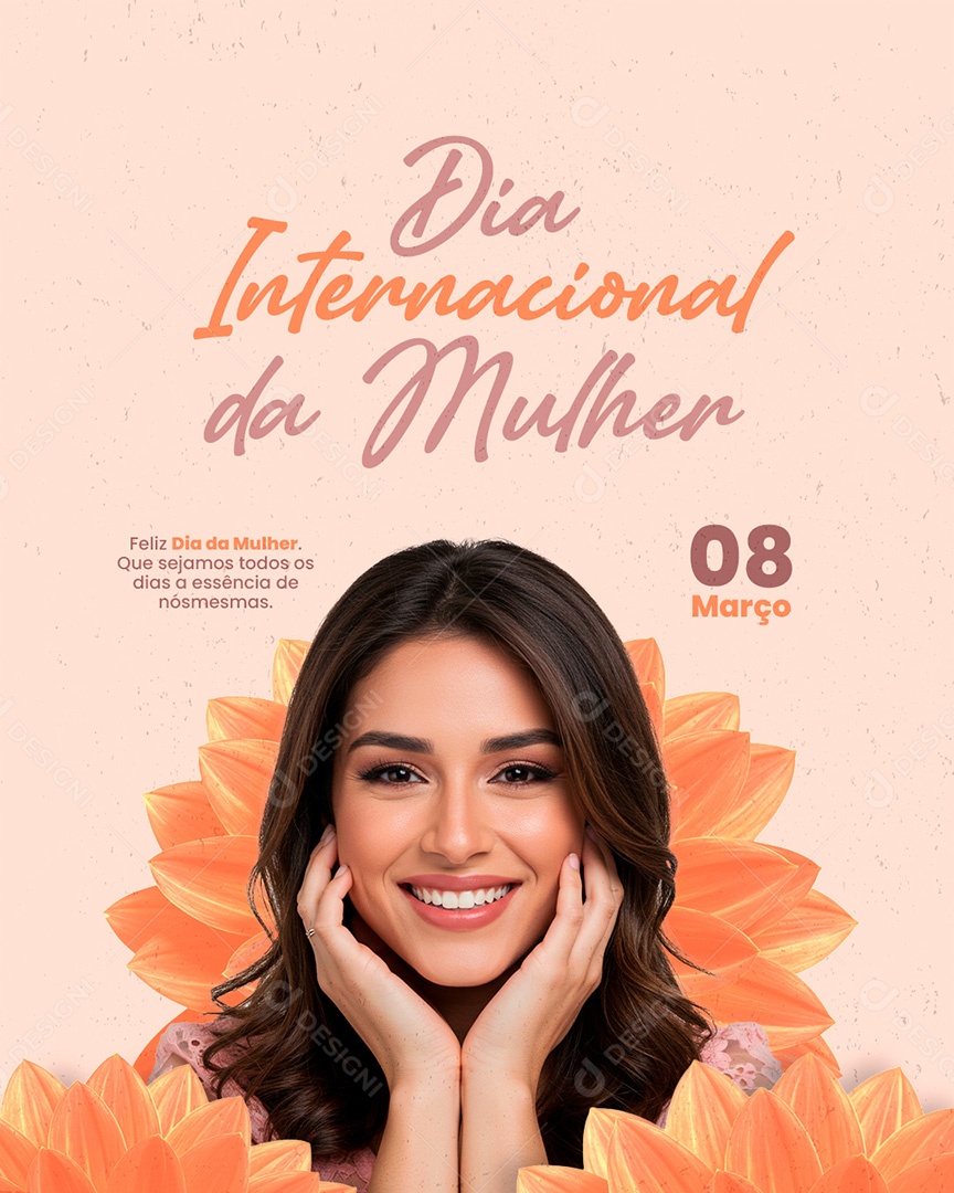 Dia Internacional Das Mulheres 08 de Março Social Media PSD Editável