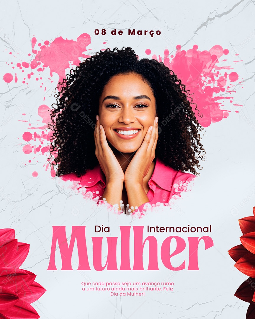 Dia Internacional Das Mulheres 08 de Março Social Media PSD Editável