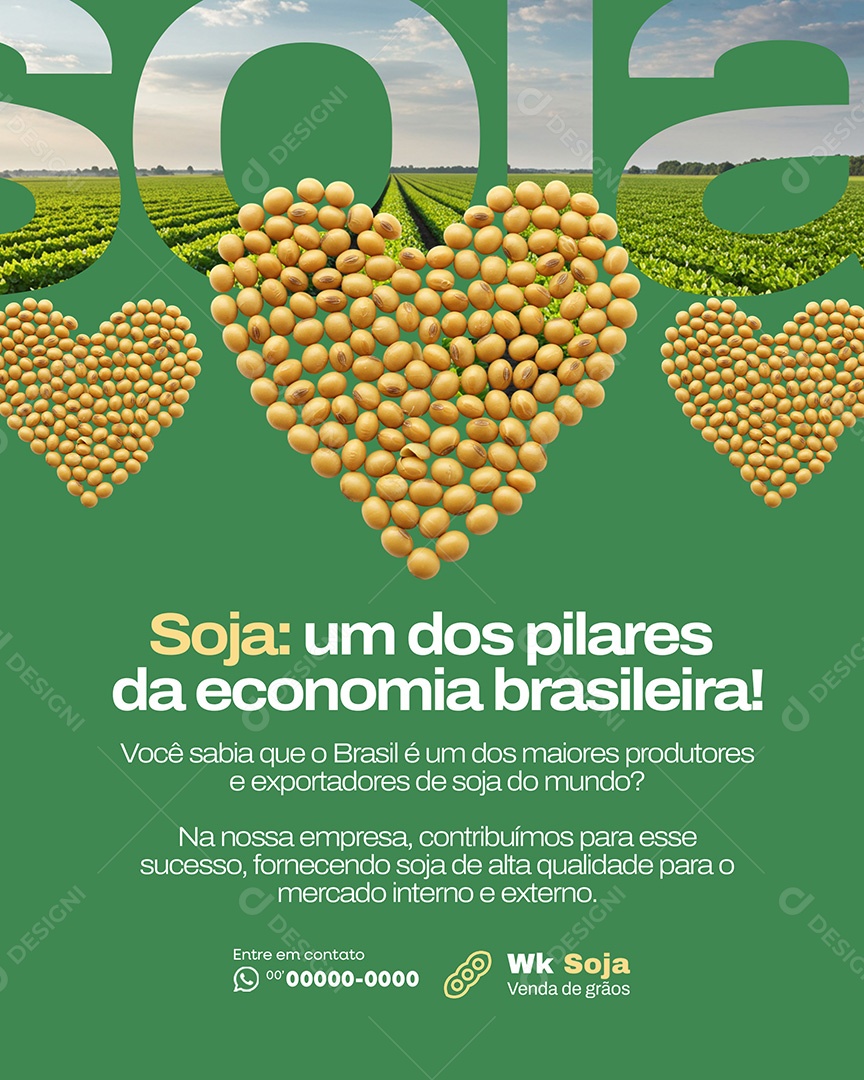 Pilar da Economia Social Media PSD Editável