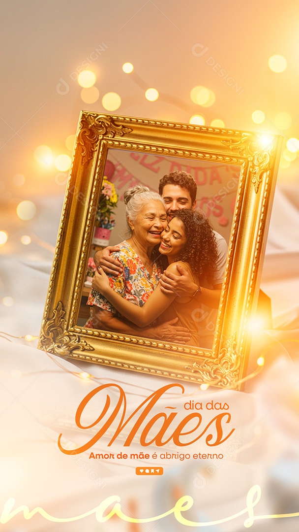 Story Feliz Dia das Mães 11 de Maio Social Media PSD Editável