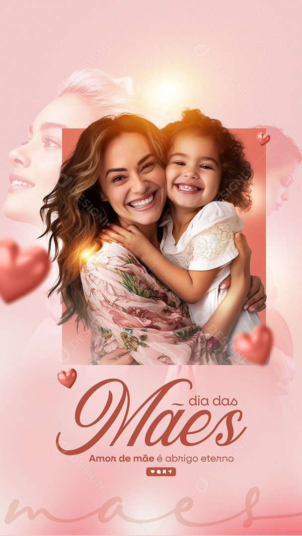 Story Feliz Dia das Mães 11 de Maio Social Media PSD Editável