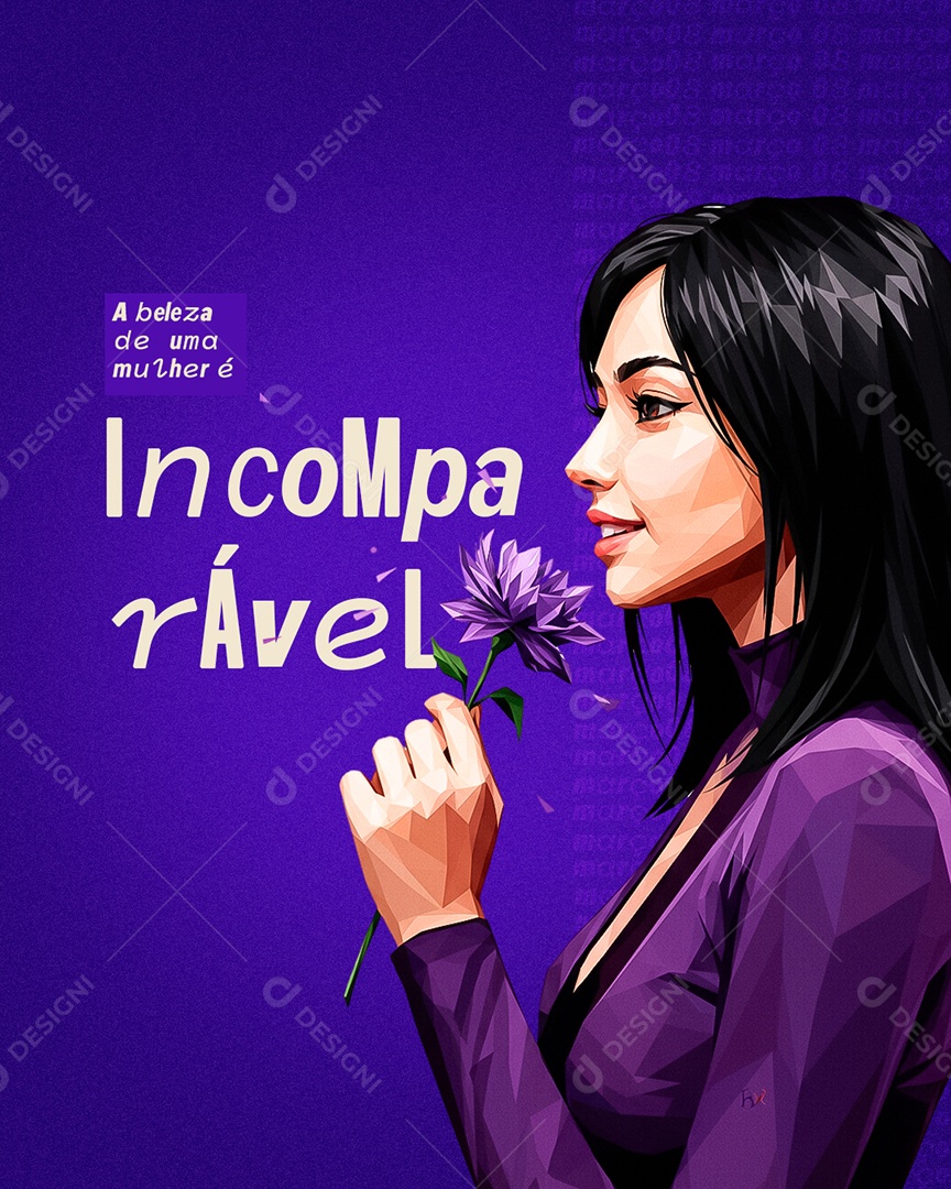 Dia Internacional Das Mulheres 08 De Março Social Media PSD Editável