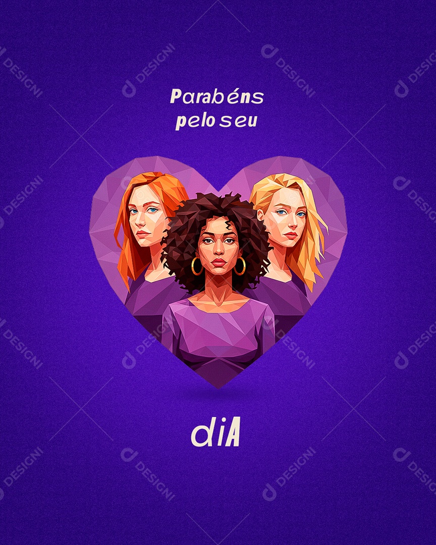 Dia Internacional Das Mulheres 08 De Março Parabéns Social Media PSD Editável
