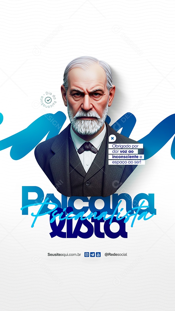 Story Dia do Psicanalista 06 de Maio Social Media PSD Editável