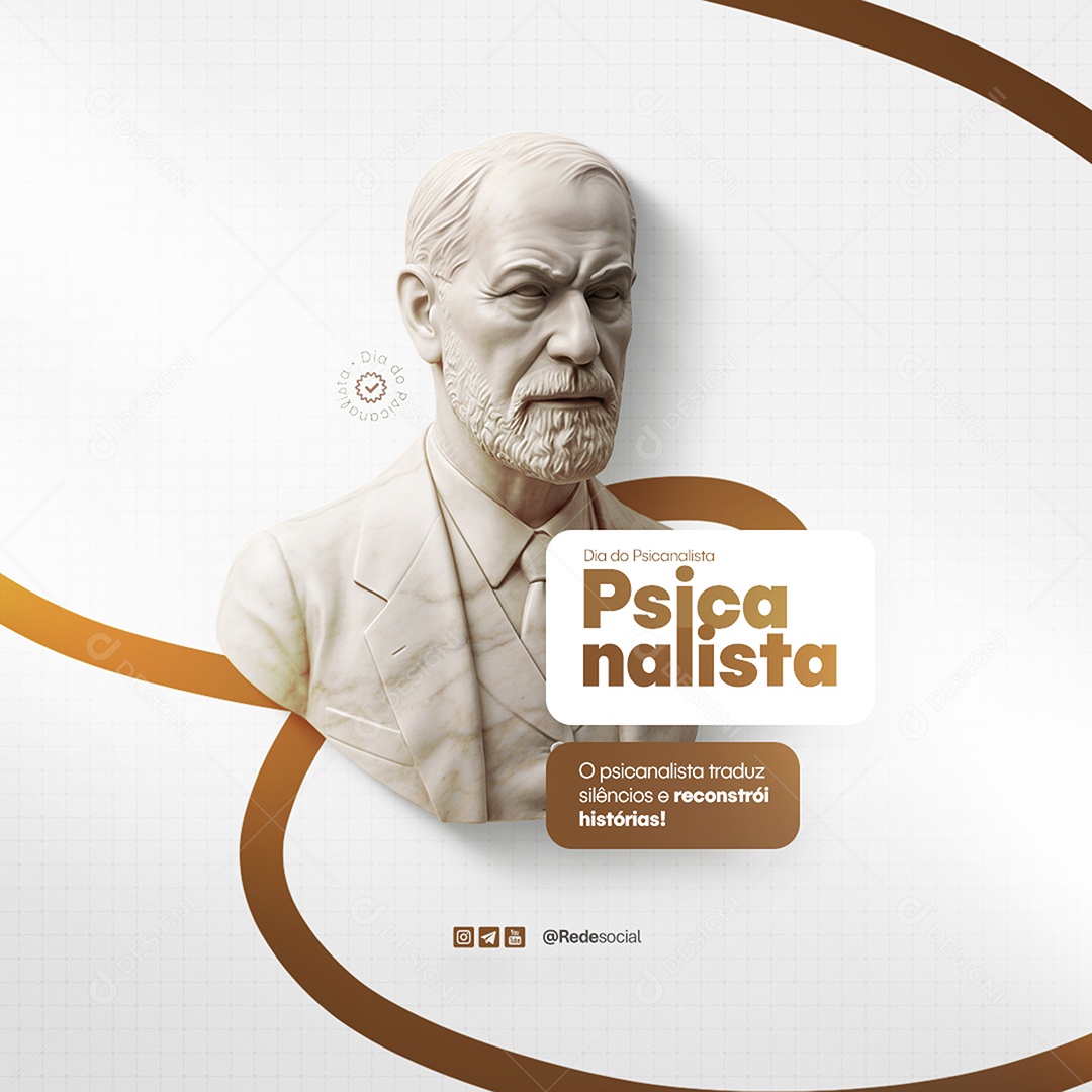 Dia do Psicanalista 06 de Maio Social Media PSD Editável