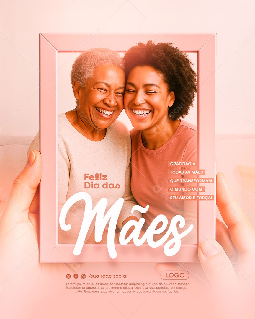 Feliz Dia das Mães 11 de Maio Social Media PSD Editável