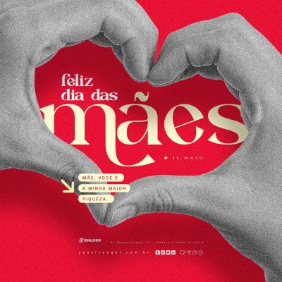 Feliz Dia das Mães 11 de Maio Social Media PSD Editável