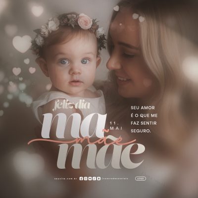 Feliz Dia das Mães 11 de Maio Social Media PSD Editável