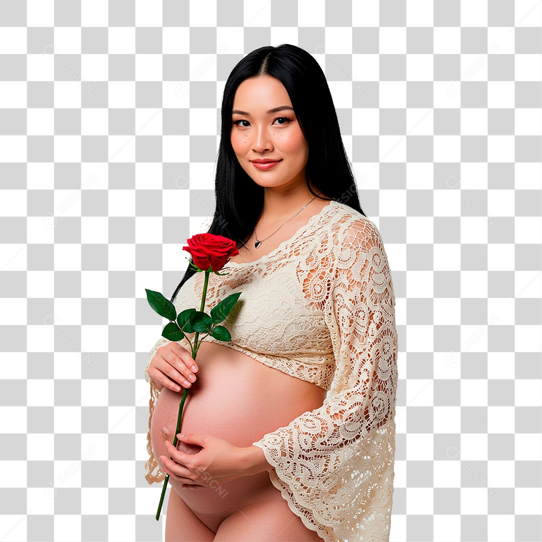 Mulher Grávida PNG Transparente