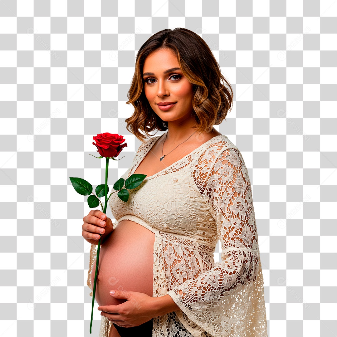 Mulher Grávida PNG Transparente