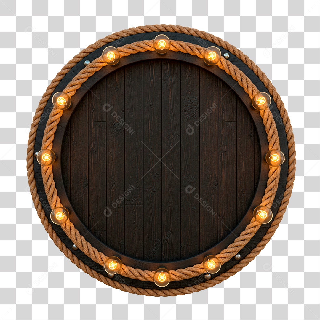 Painel de Madeira PNG Transparente