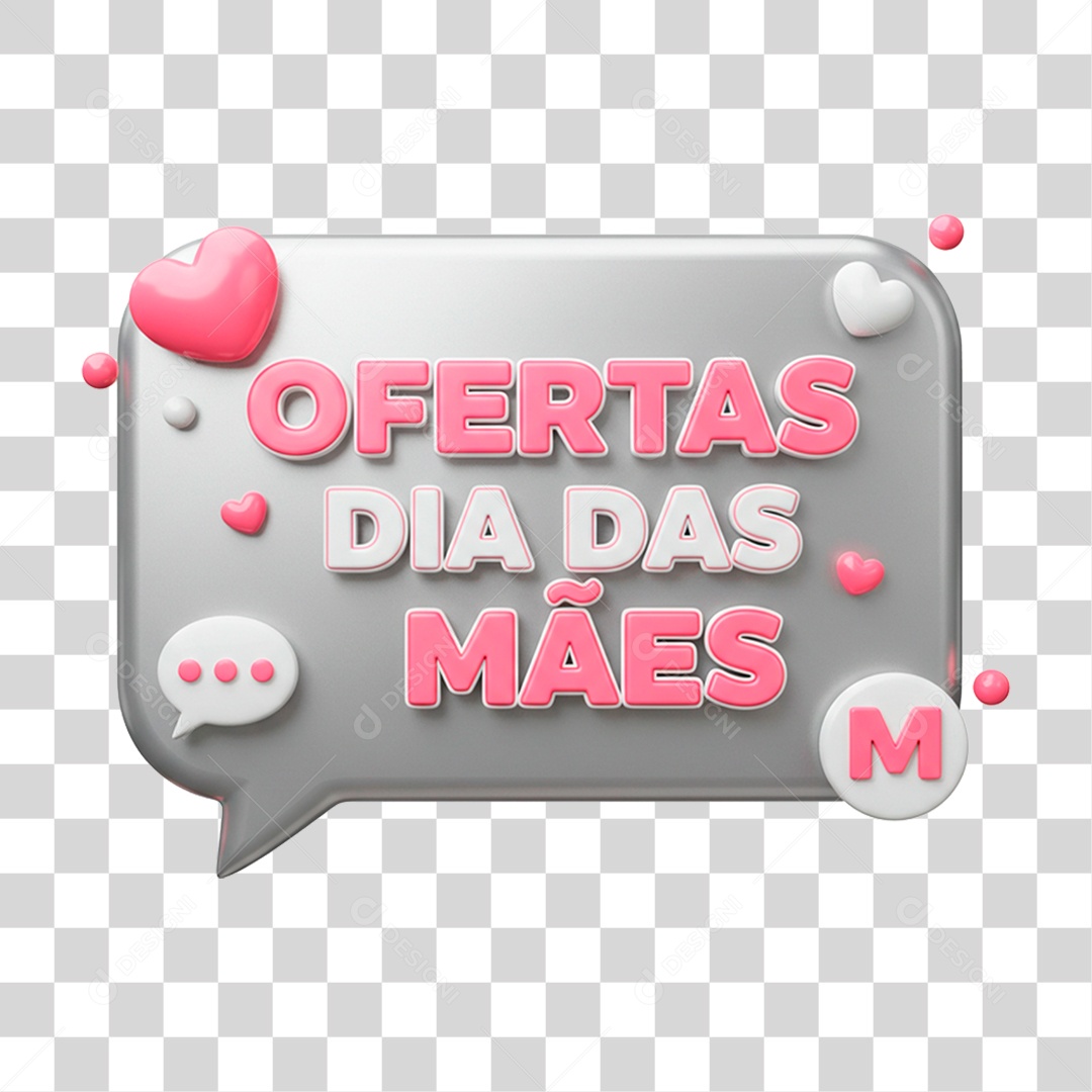 Ofertas Dia das Mães PNG Transparente