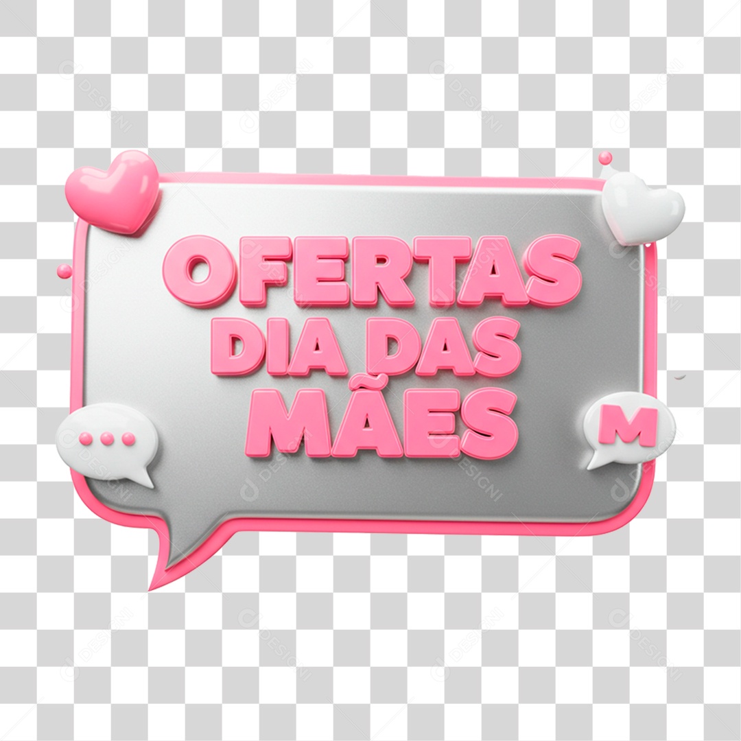 Ofertas Dia das Mães PNG Transparente
