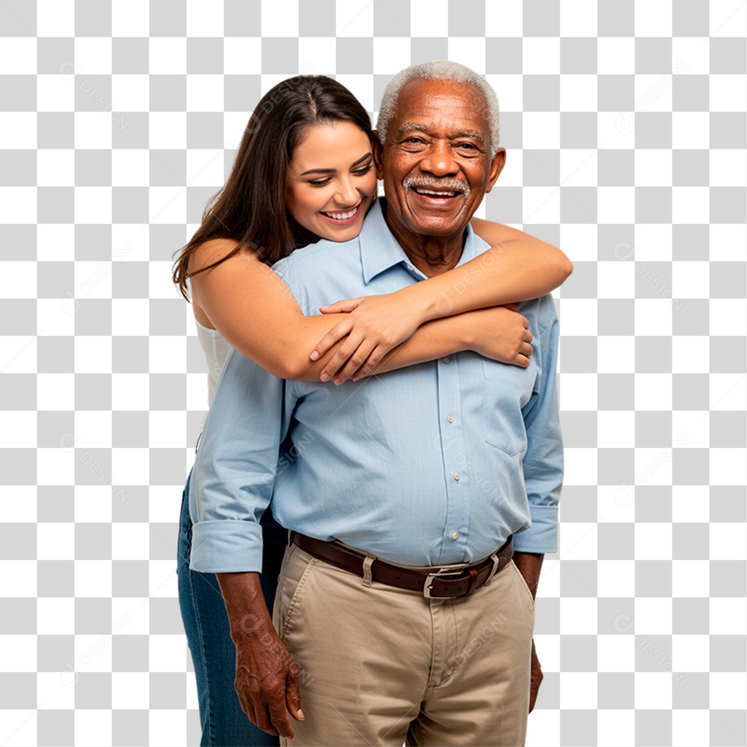 Pai e Filha PNG Transparente