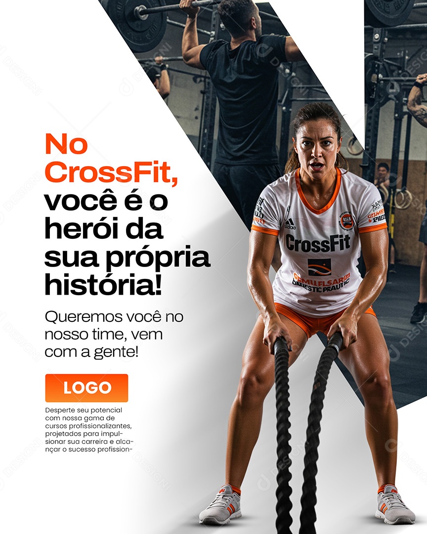 Heroi da Sua Propria História Social Media PSD Editável