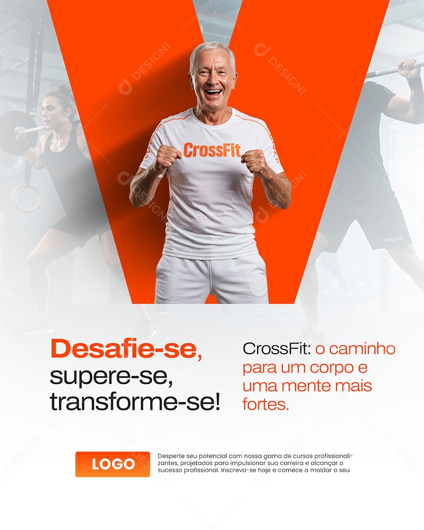 Se Desafie Social Media PSD Editável