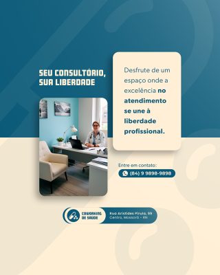 Seu Consultório Sua Liberdade Social Media PSD Editável