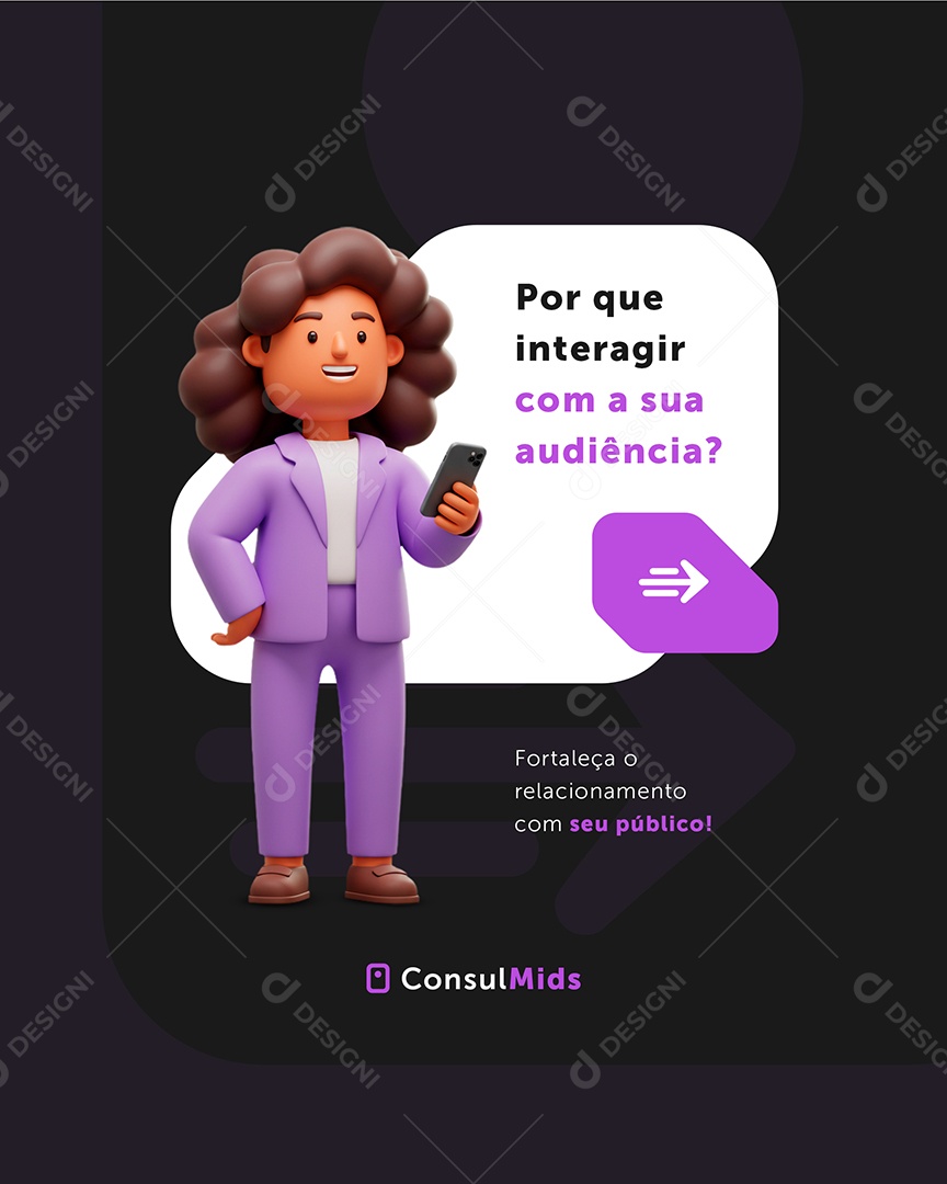 Marketing Digital Fortaleça Seu Relacionamento Com Seu Público Social Media PSD Editável