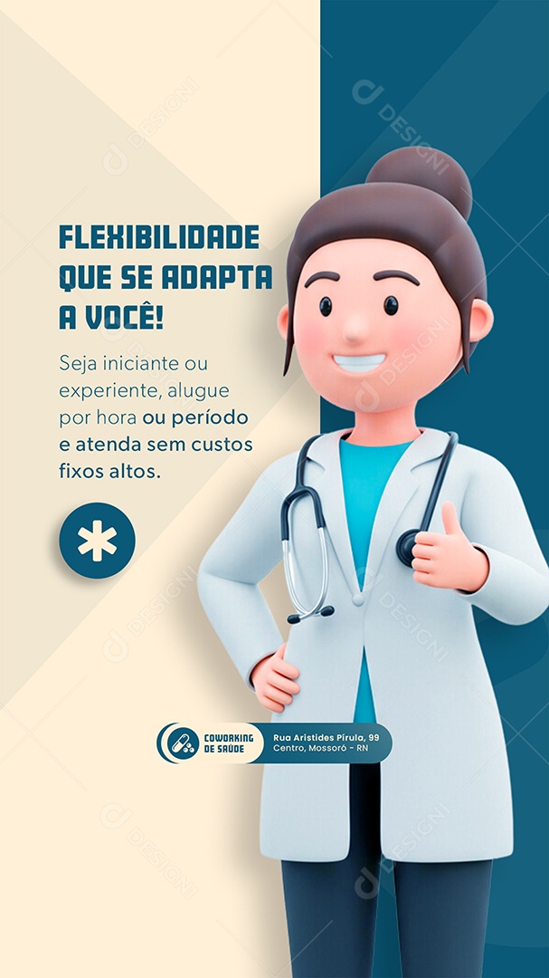 Story Planos de Saúde Flehibilidade Que Se Adapta A Você Social Media PSD Editável