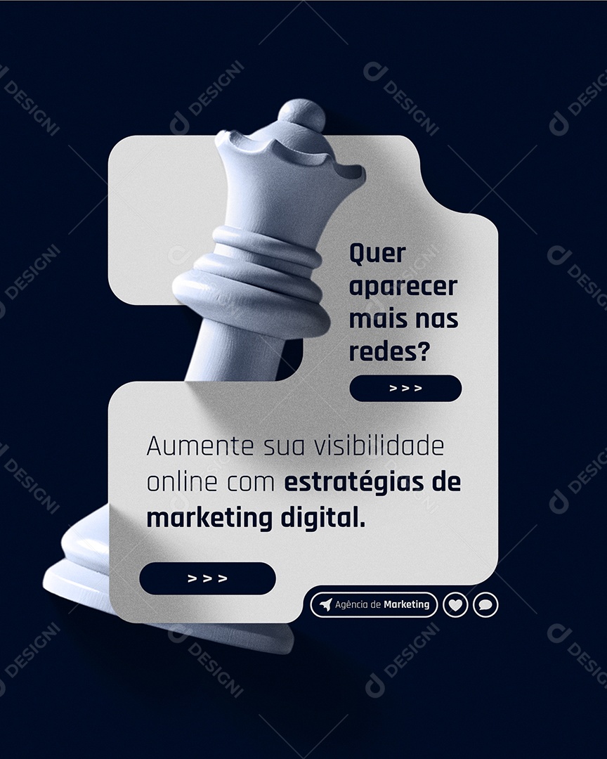 Marketing Digital Estratégias de Marketing Digital Social Media PSD Editável