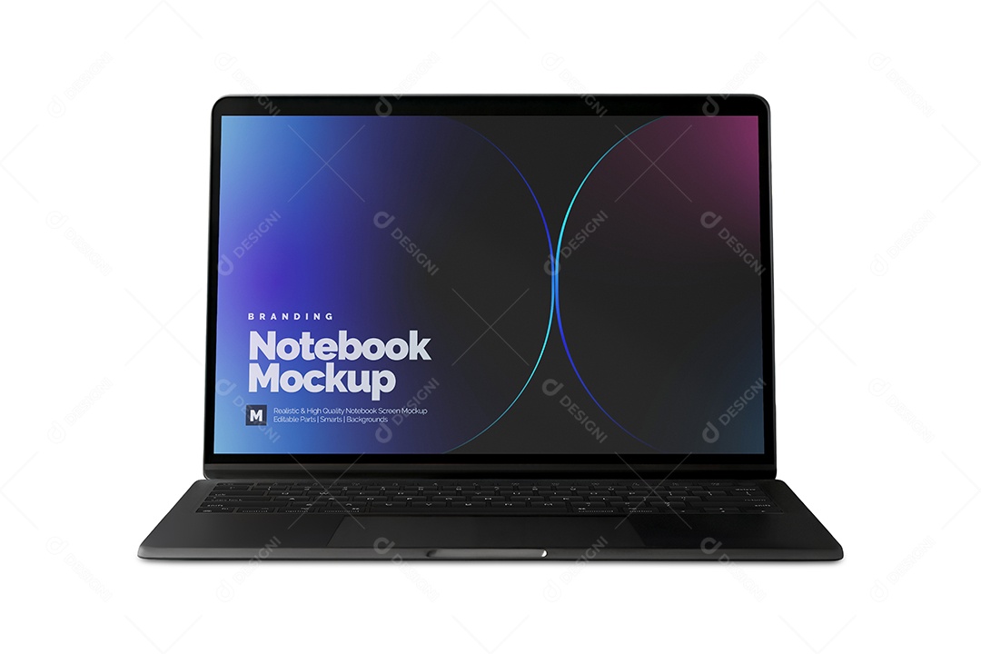 Mockup de Notebook PSD Editável