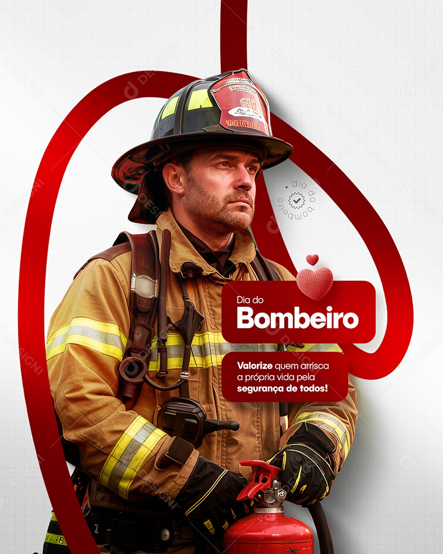 Dia Internacional Do Bombeiro 4 De Maio Social Media PSD Editável