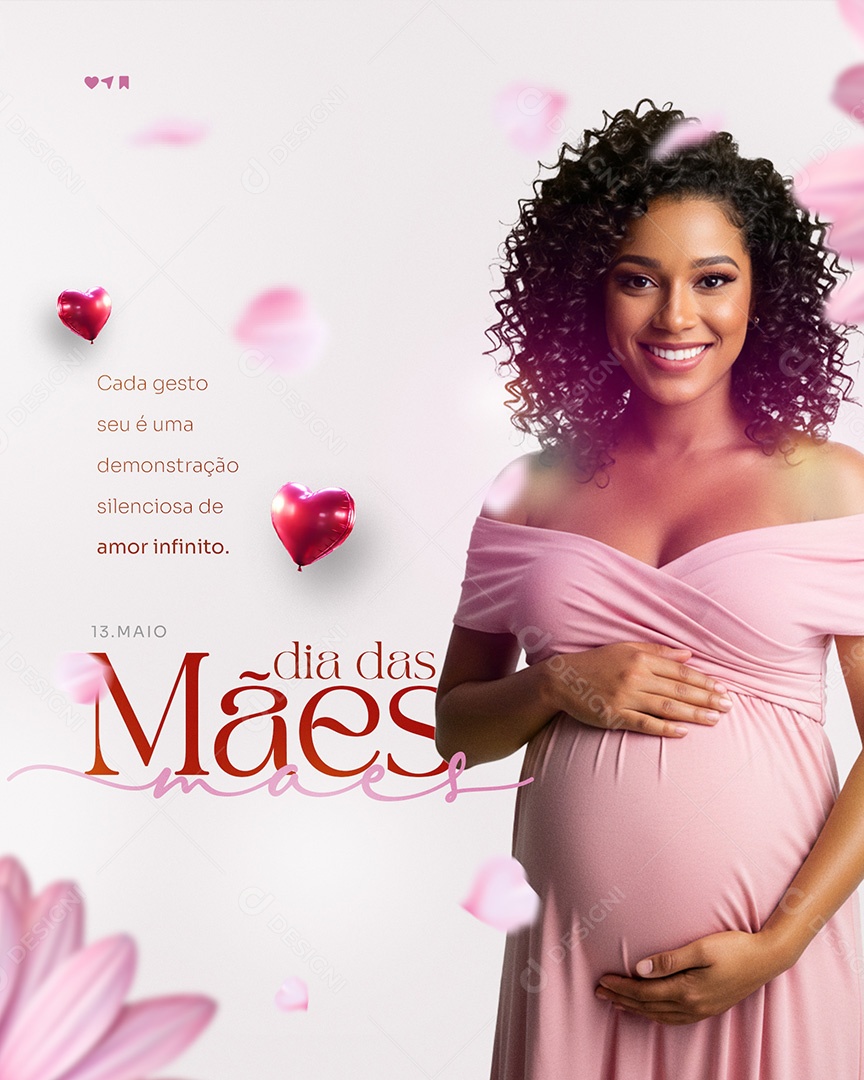 Feliz Dia das Mães 11 de Maio Social Media PSD Editável