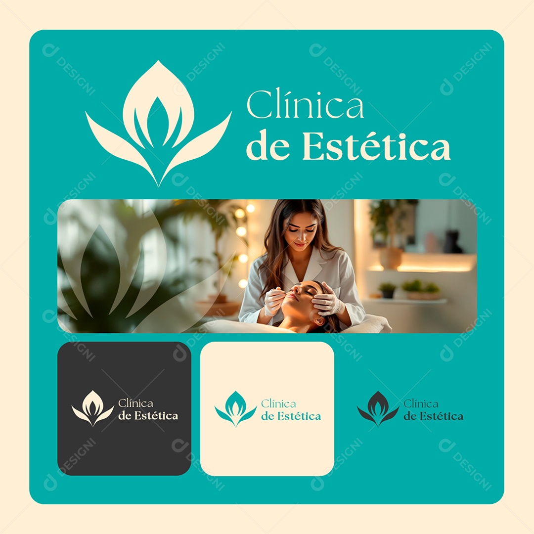 Clínicas de Estética Social Media PSD Editável