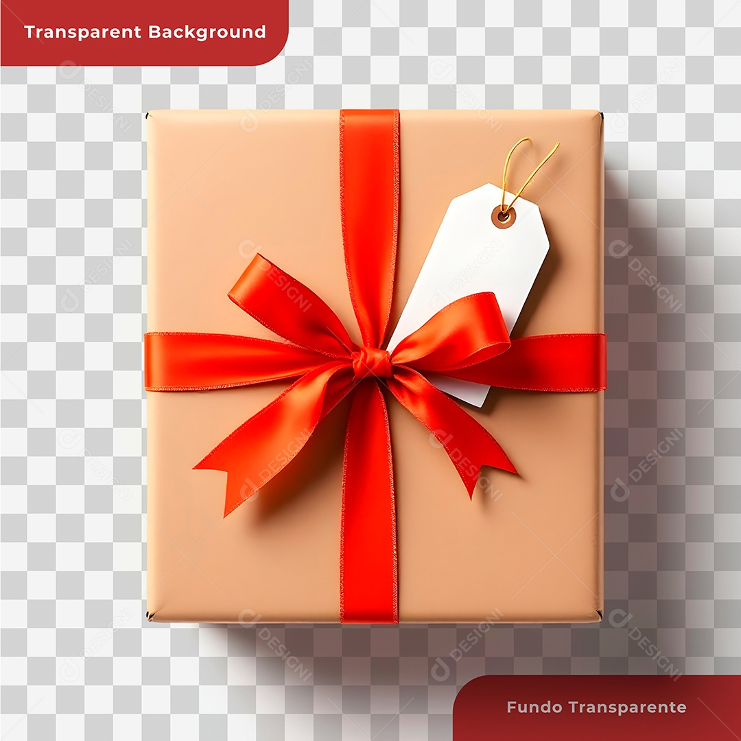 Caixa de Papelão Elemento 3D Para Composição PSD Editável