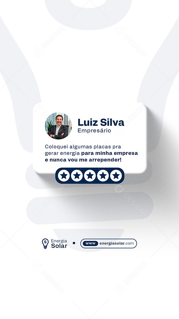 Story Energia Solar Social Media PSD Editável