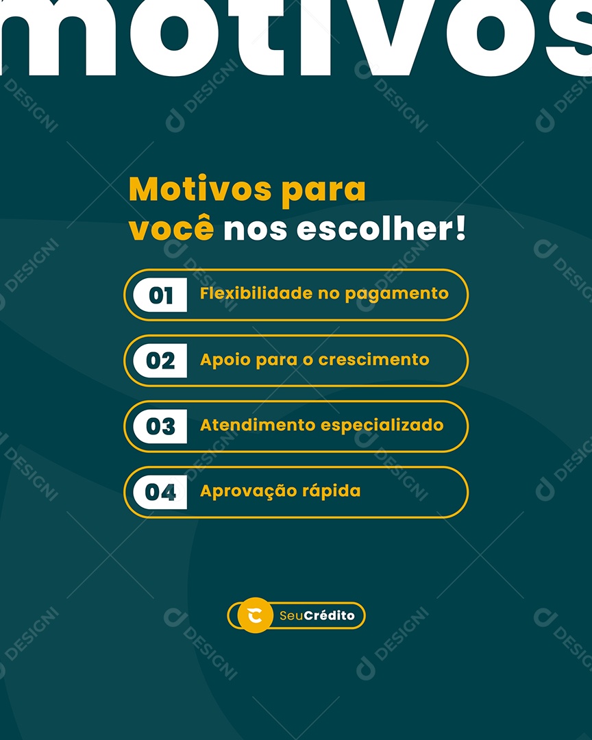 Empréstimo Social Media PSD Editável