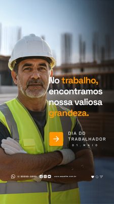 Story Dia Do Trabalhador 01 de Maio Social Media PSD Editável