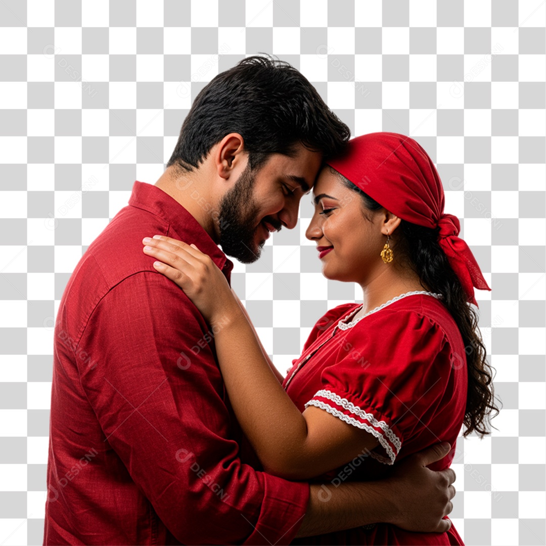 Casal Sorrindo PNG Transparente