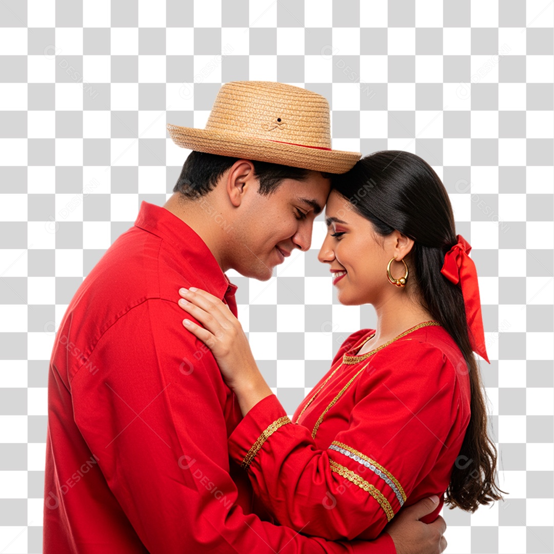 Casal Sorrindo PNG Transparente