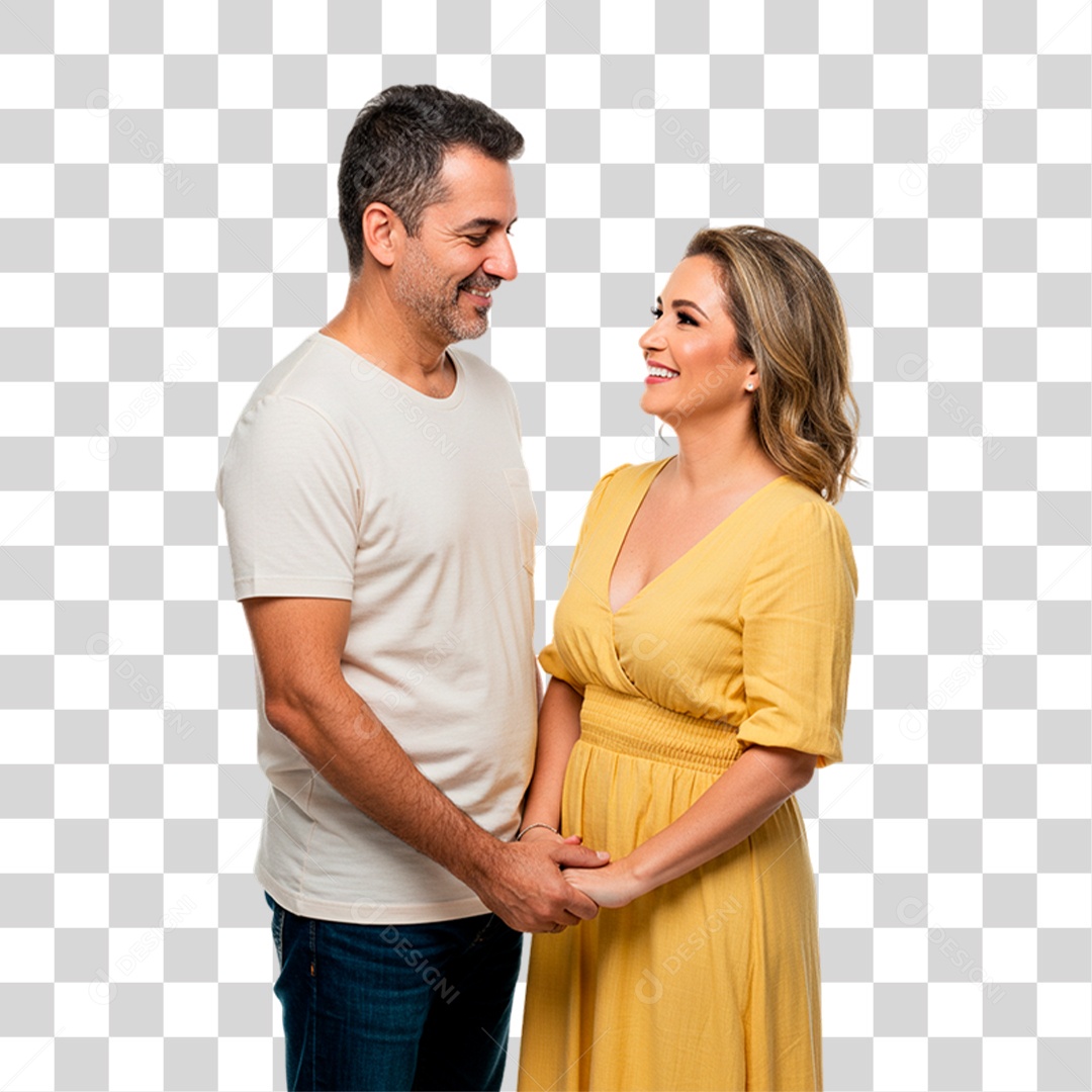 Casal PNG Transparente