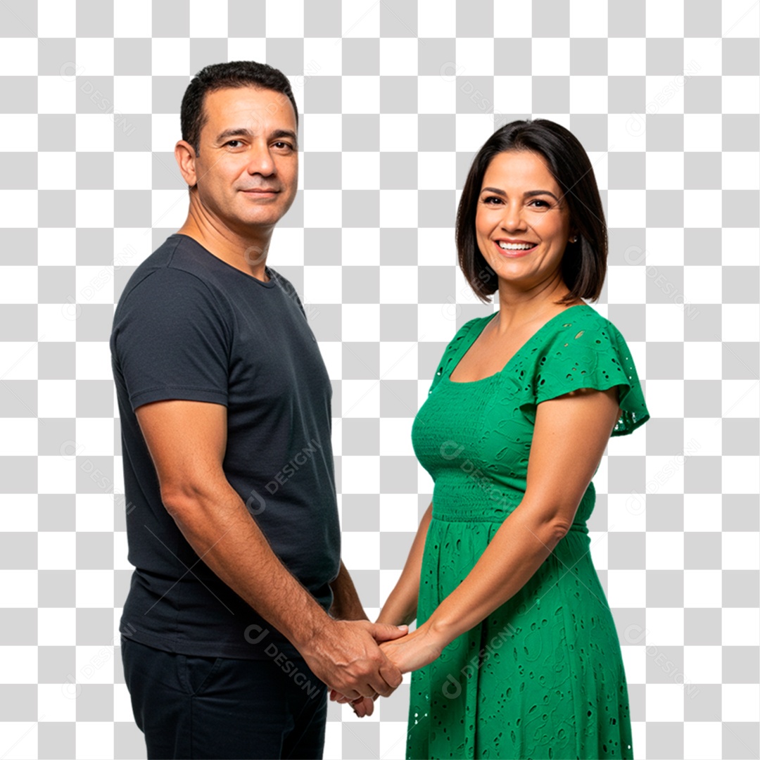Casal PNG Transparente