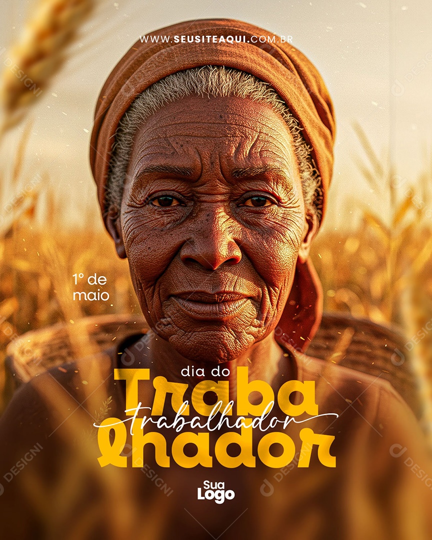 Feed Dia Do Trabalhador 01 de Maio Social Media PSD Editável