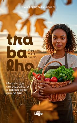 Story Dia Do Trabalhador 01 de Maio Social Media PSD Editável