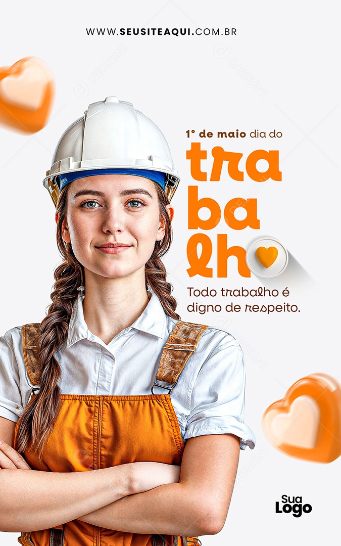 Story Dia Do Trabalhador 01 de Maio Social Media PSD Editável