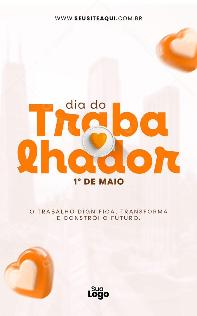 Story Dia Do Trabalhador 01 de Maio Social Media PSD Editável