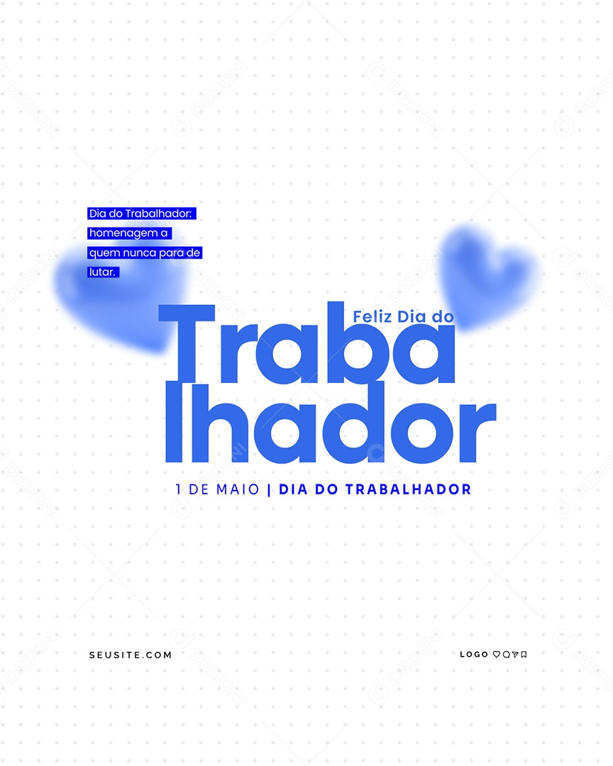 Dia Do Trabalhador 01 de Maio Social Media PSD Editável