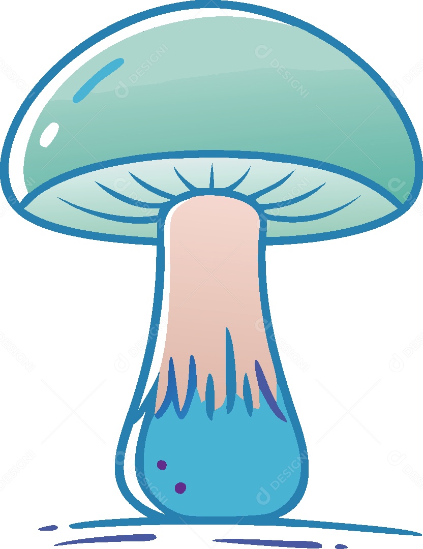 Cogumelo Ilustração Vetor EPS