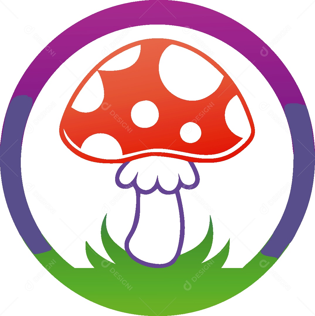 Cogumelo Ilustração Vetor EPS