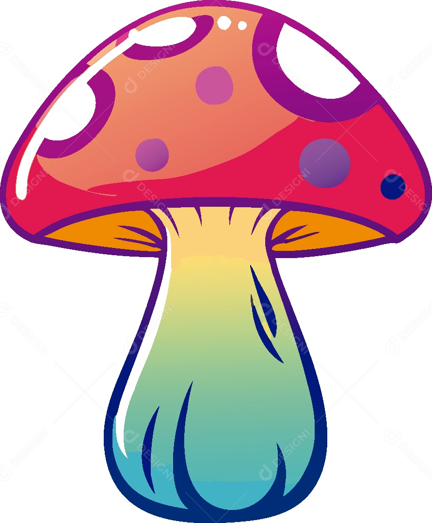 Cogumelo Ilustração Vetor EPS