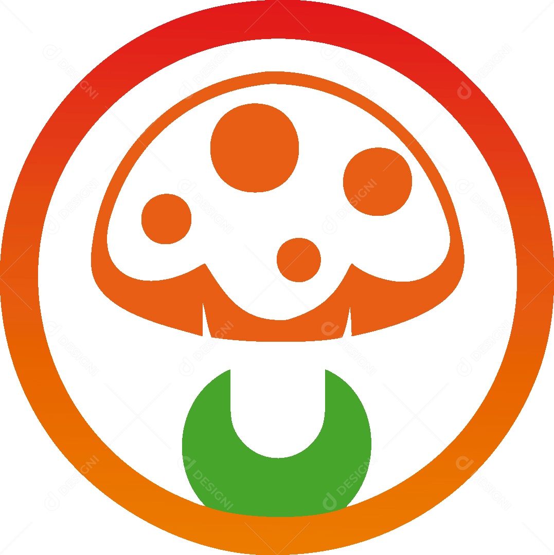 Cogumelo Ilustração Vetor EPS